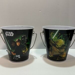 Star Wars Mini Tin Pail 2 pack -2010